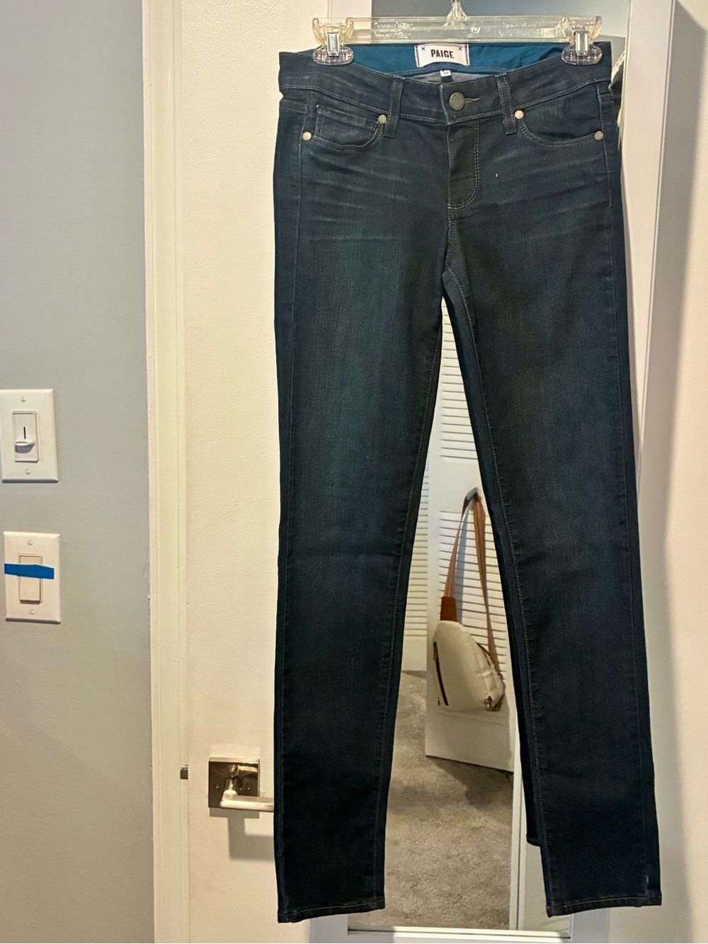 PAIGE Women's Dark Indigo Skinny Jeans